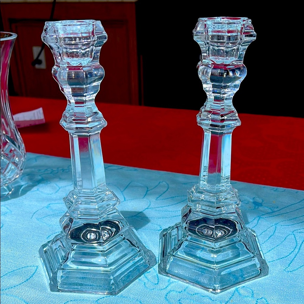 Pair Tiffany &Co Candle Holders